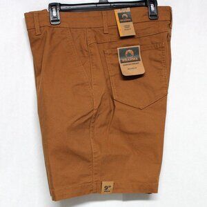 NWT Men's Size 36 Brahma 9" Inseam Relaxed Fit Canvas Shorts